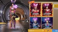 The Sakura Swordswoman bundle (Image via Free Fire)